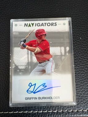 2025 Meridian Pulse Griffin Burkholder Baseball Autograph Card - 04/15